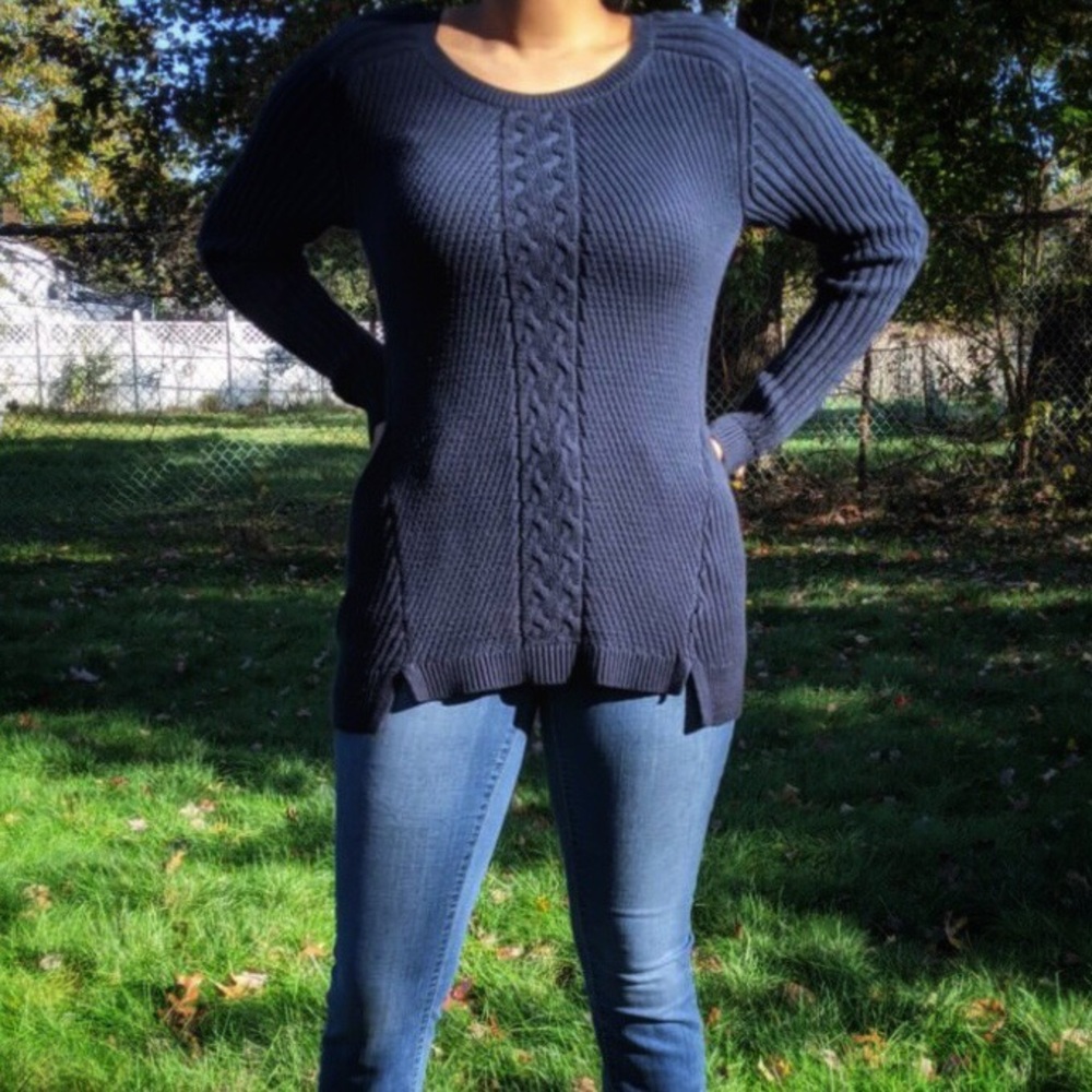 Nautica Navy Sweater Tunic